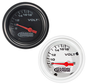 Hardin Marine Voltmeter 8-18v Gauge - 2-1/16"