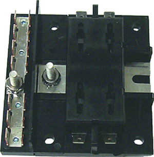 4 Gang Ato/Atc Fues Block W/Ground Bar