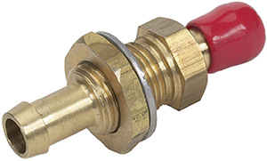 Bulkhead Mount Fuel Fitting, 3/8"