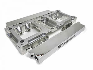 TBS EFI Plate (For Dual Throttle Bodies) W/Fuel Rails