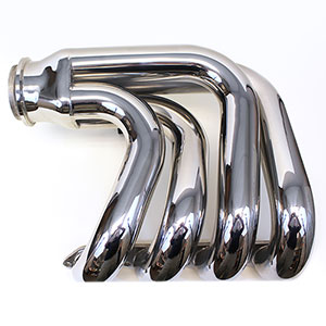 CMI Big Block Chevy Big Sport Tube Exhaust System, 2-1/4" Primaries, 24.5"T x 28"W