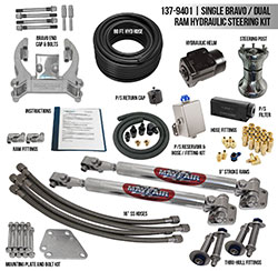 Mayfair Single Bravo/Dual Ram Full Hydraulic Steering Kit