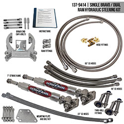 Mayfair Single Bravo/Dual Ram Add-On Hydraulic Steering Kit