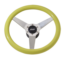 13-1/2" Ponza Steering Wheel - Yellow