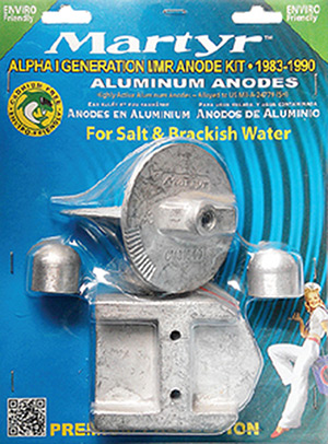 Mercruiser Alpha I Gen I Anode Kit, Aluminum