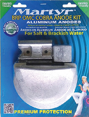 Martyr BRP OMC Cobra Anode Kit, Magnesium