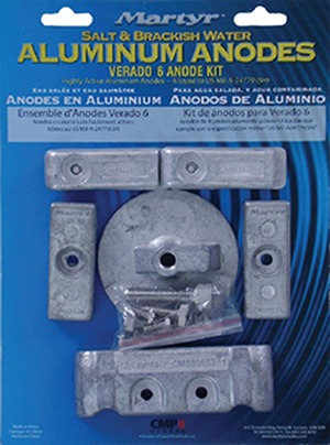 Mercury Verado 6-Cylinder Anode Kit - Magnesium