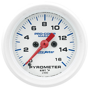 0-1600 Degree Electric Pyrometer Gauge 2-1/16"