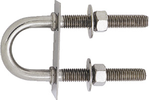 Attwood Bow Eye U-Bolt 1/2"-13 x 3-1/4"