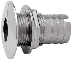 Attwood Thru Hull Stainless Steel 1" For Hose, Short"