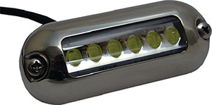 T-H Underwater Light With Stainless Steel Bezel
