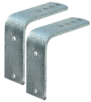 Tie Down Engineering Galvanized Fender Brackets - Sold as Pair