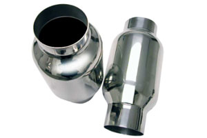 5" ( 4" INLET / OUTLET) HI-FLOW INLINE MUFFLER