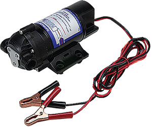 SHURFLO 1.5 GPM Premium Utility Pump 12VDC (Includes 8' Cable With Battery Clips and Hose Kit)