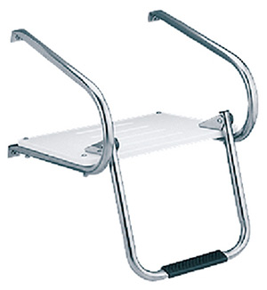 Garelick EEz-In Swim Platform With 1 Step Fold Down Ladder For Boats With I/O Motors