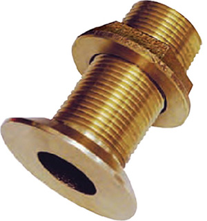 Groco FTH Bronze Flush Thru-Hull With Nut