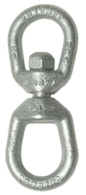 Galvanized Eye & Eye Swivel, 1/2"