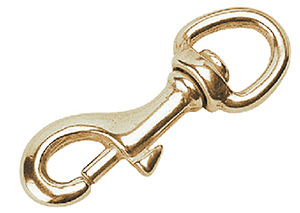 Bronze Swivel Eye Bolt Snap