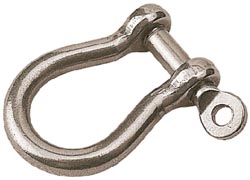 5/16" Stainless Captive Bow Shackle, Bulk"