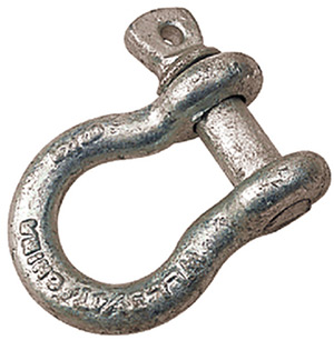 Galvanized Shackle-Load Rated, 1/4"