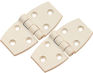 Hinge- Door Hinge White Nylon