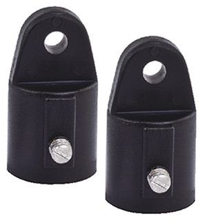 External Eye End, 3/4" Black, Pair"