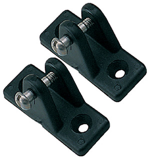 Nylon Angled Deck Hinge(Black)