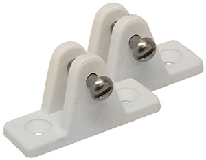 Lg Deck Hinge/Angled White 2/Cd