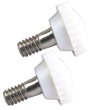 Nylon Head Screw-1/4" -20 X 1/2", White Pr"