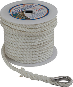 Sea Dog Premium Twisted Three-Strand Nylon Anchor Line