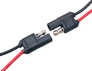 2 Wire Polarized Connector W/Leads