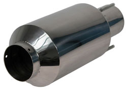 Hardin Tomahawk Full Time 4" Transom Mount Mufflers
