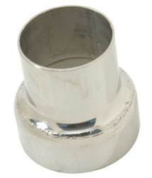 3-1/2" To 4" 316L Stainless Steel Inline Exhaust Reducer