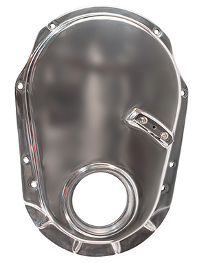 Big Block Chevy Polished Aluminum Timing Cover - Gen 6