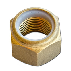 Nut (1-12 Nylock, Brass, #6 Shaft)