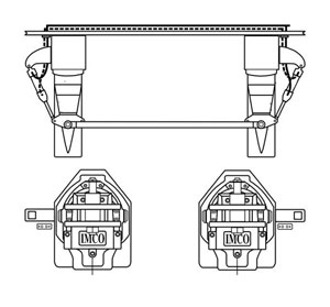 Steer Kit 2 Bravos, 2 Rams Out, Cat, E-Boxes, Straight Back, Black