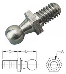 Gas Lift Ball Stud Ss 10mm