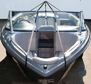 Carver Boat Cover Support System (Includes 22 to 70" Support Pole With Snap and Vinyl End, System Center and Strap Set)"