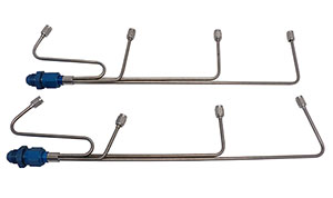 Replacement Header Lines for Chevy / Ford TT Series Jet Water Injected Headers