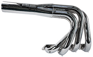 LS1 Headers, V-Drive, Short, Chrome