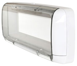 Waterproof Marine Stereo Housing - White ABS