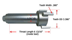 Thread Chaser / Nut Installer Tool Mercruiser 91-73688