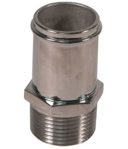 Custom Handcrafted Stainless Fitting 1" NPT To 1-1/4" Straight