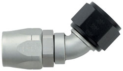 Ti-Tech 45 Degree Double-Swivel AN Hose End