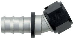 Ti-Tech 30 Degree Push-On Hose End