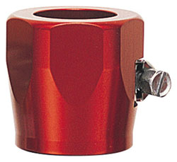 Red Hex Hose Finisher with Clamp