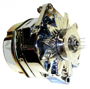 High Output Inboard Alternator 12V 120-Amp Chrome