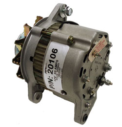 Small Frame Alternator, Diesel Only, Yanmar, 35 Amp