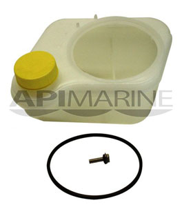 Early Style 1-Screw Mount Plastic Oil Reservoir