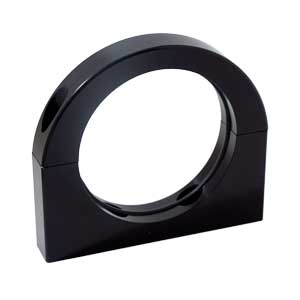 3" Black Billet O-Ring Clamp Oil Cooler Bracket